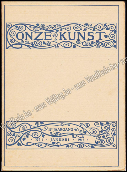 Picture of Onze Kunst. Jg. 16, nr. 1. Januari 1917