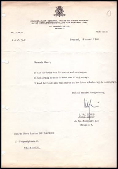 Image de Zes Van Marnix Gijsen. Gesigneerd