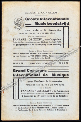 Picture of Gemeente Cappellen - Groote Internationale Muziekwedstrijd voor Fanfaren & Harmoniën