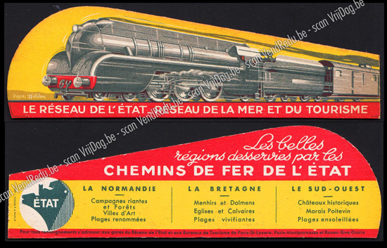 Afbeeldingen van Les belles régions desservies par les Chemins de Fer de l' État