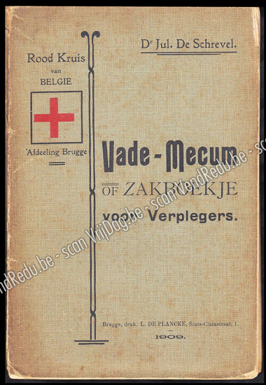 Image de Vade-Mecum of zakboekje voor Verplegers. Rood Kruis van België
