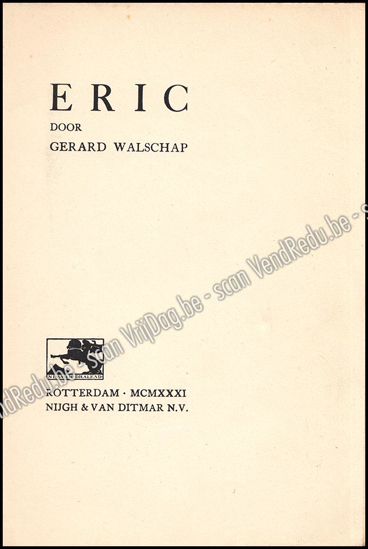 Picture of Eric. Gesigneerd opdracht exemplaar