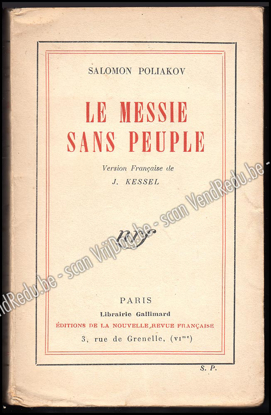 Picture of Le Messie sans peuple. Signé