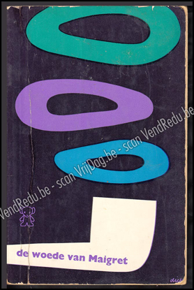 Afbeeldingen van De woede van Maigret. Omslag Dick Bruna