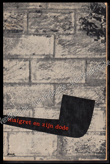 Image de Maigret en zijn dode. Omslag Dick Bruna