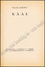 Picture of Kaas. Omslag Henri Van Straten