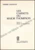 Afbeeldingen van Les carnets du major Thompson. Couverture Fred Garrels