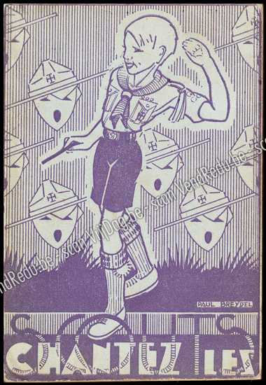 Afbeeldingen van Chantez ! Les Scouts. Couverture Paul Breydel
