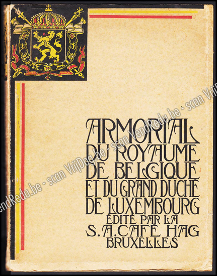 Picture of Armorial du Royaume de Belgique et du Grand Duche de Luxembourg. Tomes I-II-III en 1 volume