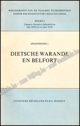Picture of Bibliografie van de Vlaamse Tijdschriften. Reeks I: Vlaamse Literaire Tijdschriften van 1930 t.e.m. 1965. 14 delen compleet