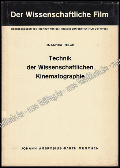 Picture of Technik der wissenschaftlichen Kinematographie