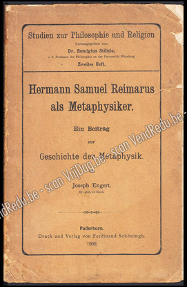 Picture of Hermann Samuel Reimarus als Metaphysiker. Ein Beitrag zur Geschichte der Metaphysik