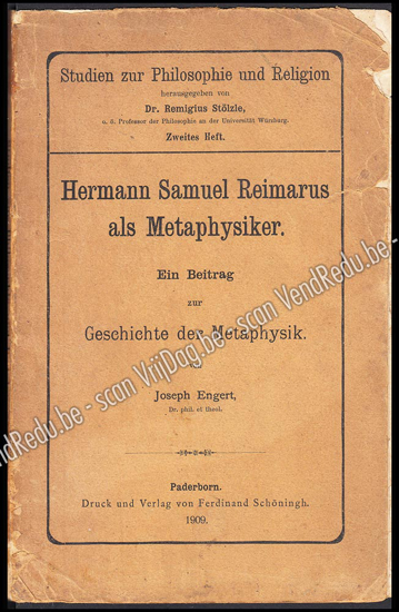 Picture of Hermann Samuel Reimarus als Metaphysiker. Ein Beitrag zur Geschichte der Metaphysik