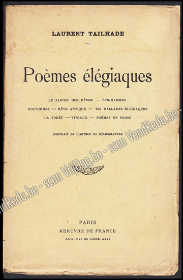 Picture of Poèmes élégiaques