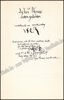 Picture of Dylan Thomas, zestien gedichten. Dylan Thomas, sixteen poems