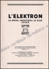 Picture of L'Elektron, le métal industriel le plus léger