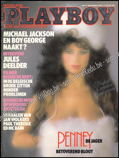 Afbeeldingen van Playboy Nederland. Alles wat mannen boeit. Nr. 12, december 1985. Playboy's superluxe Kerstnummer