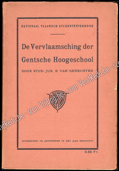 Picture of De Vervlaamsching der Gentsche Hoogeschool