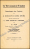Image de Der Witwenstand der Wahrheit. Bemerkungen eines Neutralen zu der Abwehrschrift der deutschen Katholiken gegen das französische Buch 'La Guerre allemande et le Catholicisme'