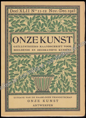 Picture of Onze Kunst. Jg. 22, nr. 11-12. November-December 1925
