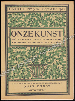 Picture of Onze Kunst. Jg. 22, nr. 9-10. September-October 1925