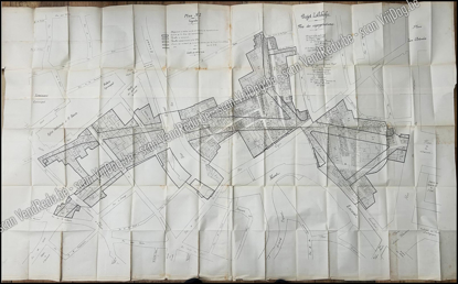 Picture of Projet Zollikofer. Plan des expropriations. Plan N° 3 Légende. (Zollikofer-De Vigneplan Gent). 1882–1883.