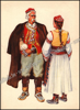 Afbeeldingen van Narodne Nošnje Jugoslavije - I: Dalmacija, Bosna, Hercegovina