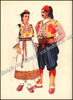 Afbeeldingen van Narodne Nošnje Jugoslavije - I: Dalmacija, Bosna, Hercegovina