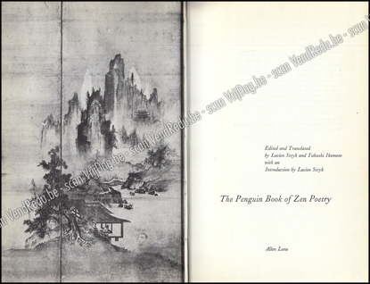 Picture of The Penguin Book of Zen Poetry [Enriched copy with an original ink drawing and handwritten poem by Saint-Rémy]