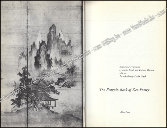 Picture of The Penguin Book of Zen Poetry [Enriched copy with an original ink drawing and handwritten poem by Saint-Rémy]